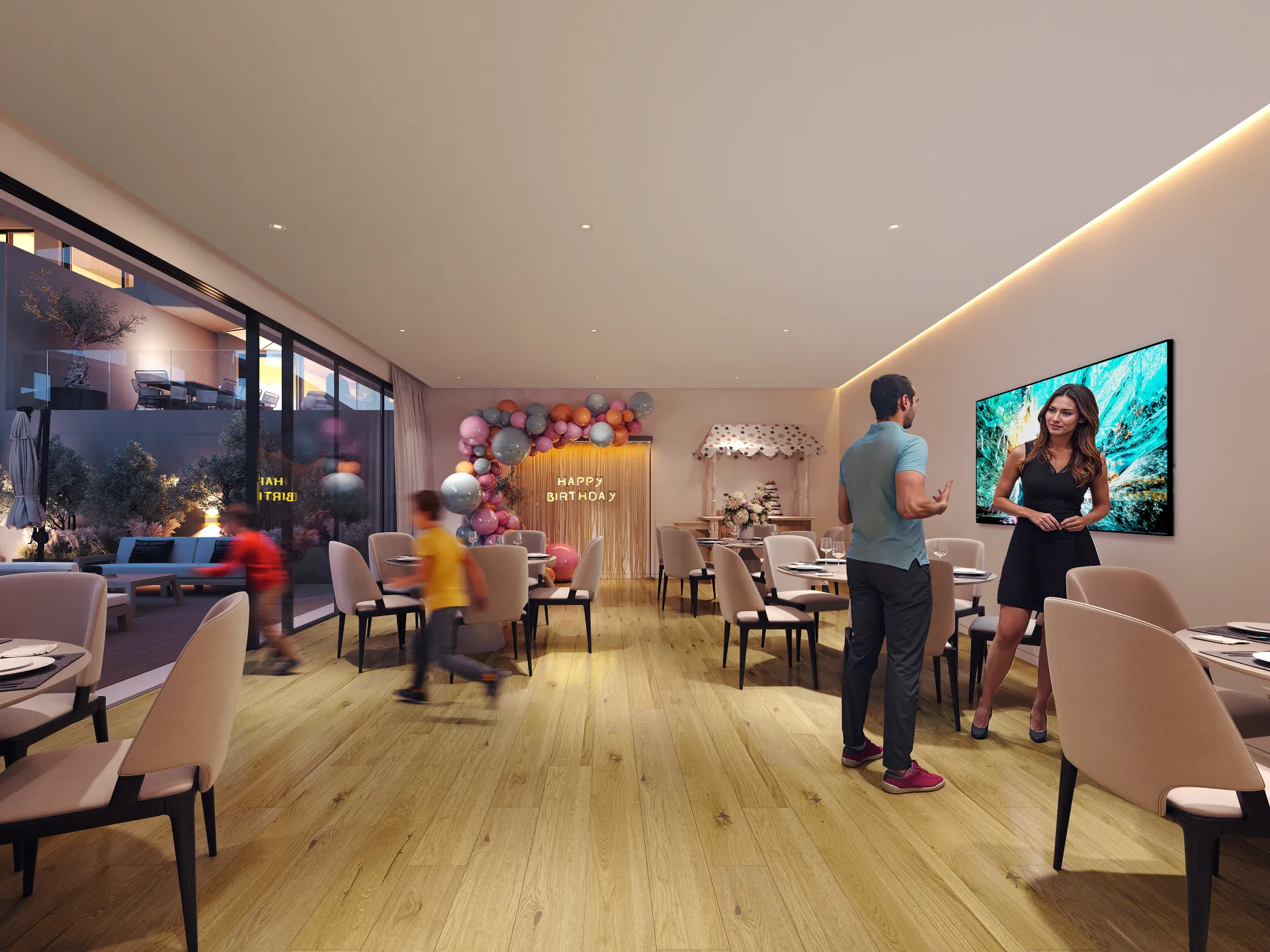 Sala de condomínio